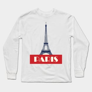 PARIS FRANCE The Eiffel Tower Long Sleeve T-Shirt